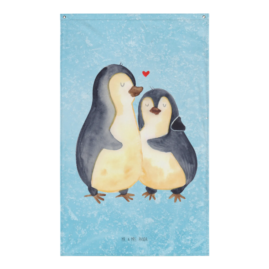 Wandteppich Pinguin umarmend Wandbehang, Dekoration, Boho, Wandteppich, Wandtuch, Wanddeko, Tapisserie, Tapestry, Wandbild, Textil-Kunst, Schmuck-Wandbehang, Wand Deko, Kinderzimmer, Kinderzimmer Wand, Kinderzimmer Deko, Kinderzimmer Wanddeko, Pinguin, Liebe, Liebespaar, Liebesbeweis, Liebesgeschenk, Verlobung, Jahrestag, Hochzeitstag, Hochzeit, Hochzeitsgeschenk