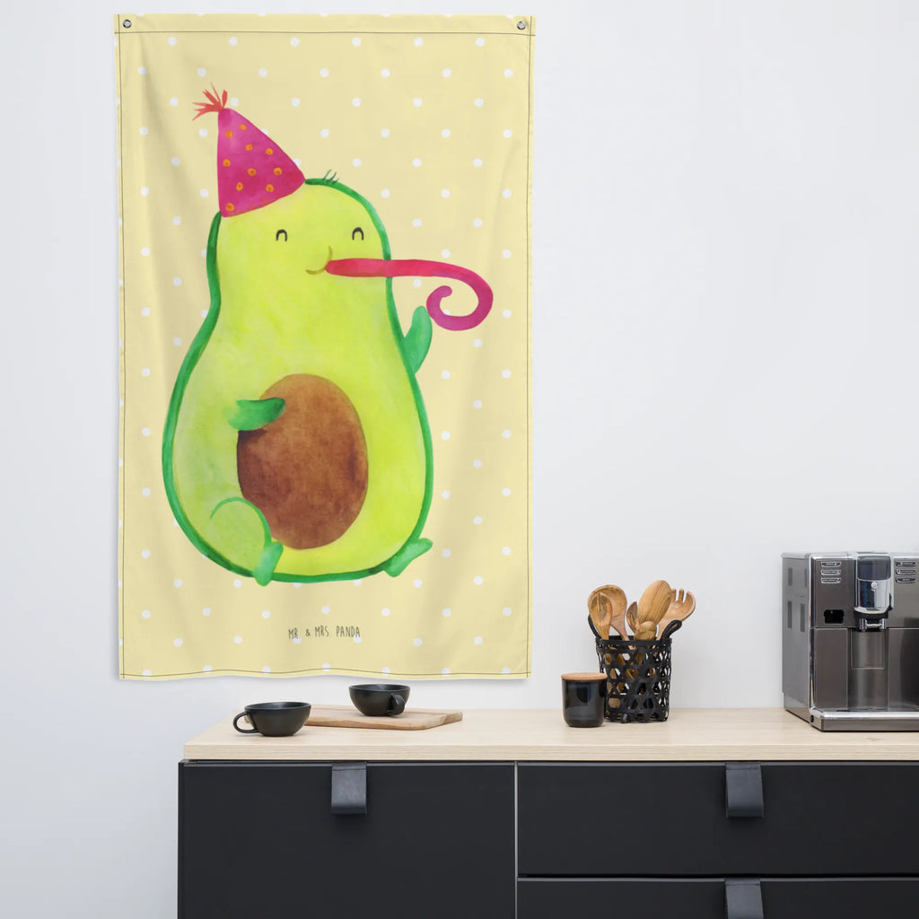 Wandteppich Avocado Birthday Wandbehang, Dekoration, Boho, Wandteppich, Wandtuch, Wanddeko, Tapisserie, Tapestry, Wandbild, Textil-Kunst, Schmuck-Wandbehang, Wand Deko, Kinderzimmer, Kinderzimmer Wand, Kinderzimmer Deko, Kinderzimmer Wanddeko, Avocado, Veggie, Vegan, Gesund