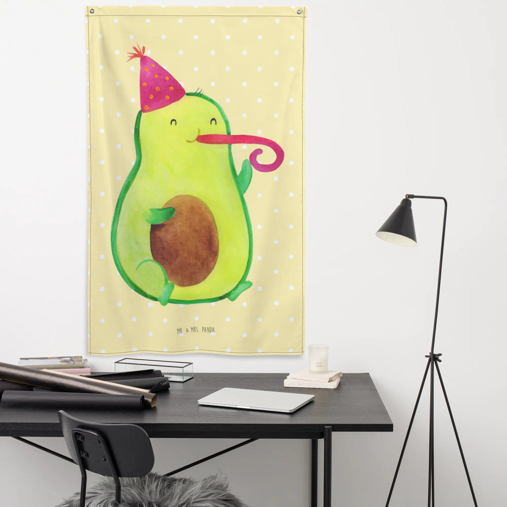 Wandteppich Avocado Birthday Wandbehang, Dekoration, Boho, Wandteppich, Wandtuch, Wanddeko, Tapisserie, Tapestry, Wandbild, Textil-Kunst, Schmuck-Wandbehang, Wand Deko, Kinderzimmer, Kinderzimmer Wand, Kinderzimmer Deko, Kinderzimmer Wanddeko, Avocado, Veggie, Vegan, Gesund