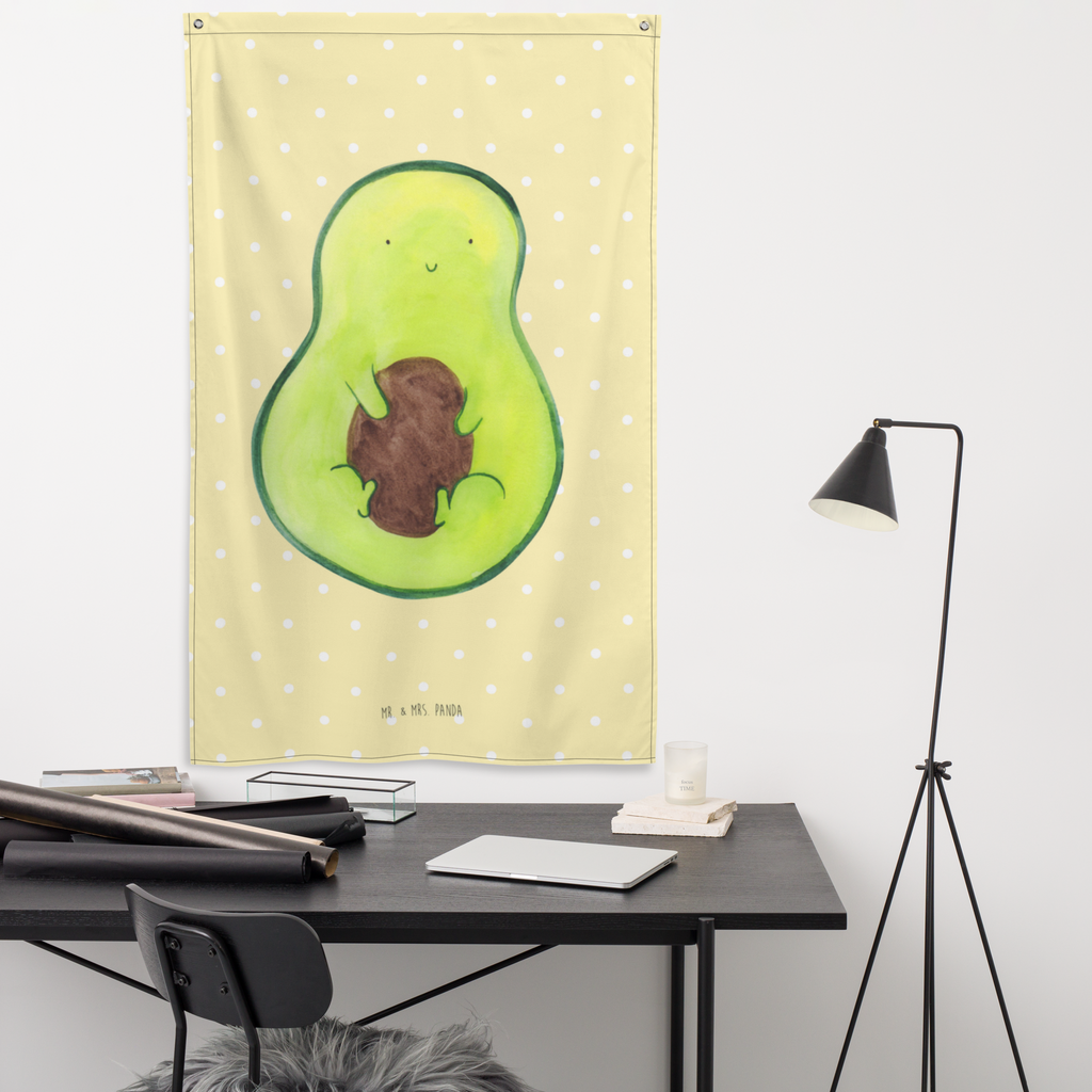 Wandteppich Avocado mit Kern Wandbehang, Dekoration, Boho, Wandteppich, Wandtuch, Wanddeko, Tapisserie, Tapestry, Wandbild, Textil-Kunst, Schmuck-Wandbehang, Wand Deko, Kinderzimmer, Kinderzimmer Wand, Kinderzimmer Deko, Kinderzimmer Wanddeko, Avocado, Veggie, Vegan, Gesund, Avokado, Avocadokern, Kern, Pflanze, Spruch Leben