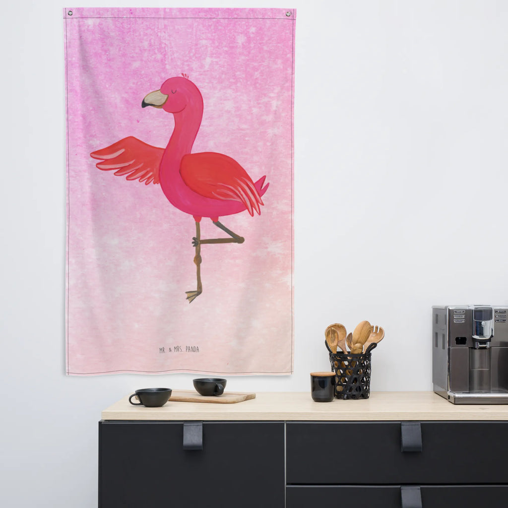 Wandteppich Flamingo Yoga Wandbehang, Dekoration, Boho, Wandteppich, Wandtuch, Wanddeko, Tapisserie, Tapestry, Wandbild, Textil-Kunst, Schmuck-Wandbehang, Wand Deko, Kinderzimmer, Kinderzimmer Wand, Kinderzimmer Deko, Kinderzimmer Wanddeko, Flamingo, Vogel, Yoga, Namaste, Achtsamkeit, Yoga-Übung, Entspannung, Ärger, Aufregen, Tiefenentspannung