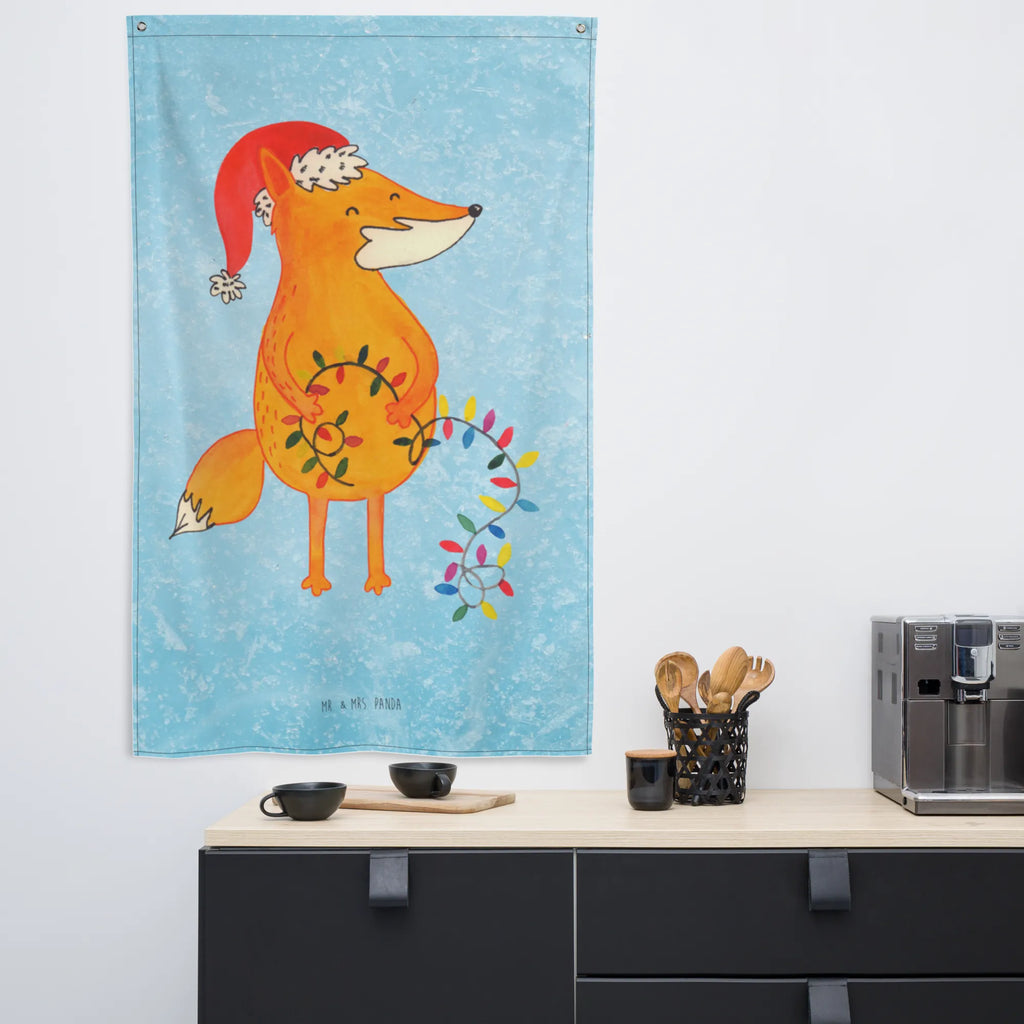 Wandteppich Fuchs Weihnachten Wandbehang, Dekoration, Boho, Wandteppich, Wandtuch, Wanddeko, Tapisserie, Tapestry, Wandbild, Textil-Kunst, Schmuck-Wandbehang, Wand Deko, Kinderzimmer, Kinderzimmer Wand, Kinderzimmer Deko, Kinderzimmer Wanddeko, Winter, Weihnachten, Weihnachtsdeko, Nikolaus, Advent, Heiligabend, Wintermotiv, Fuchs, Füchse, Spruch schön, Geschenk Weihnachten, Weihnachtsmann, Weihnachtszeit