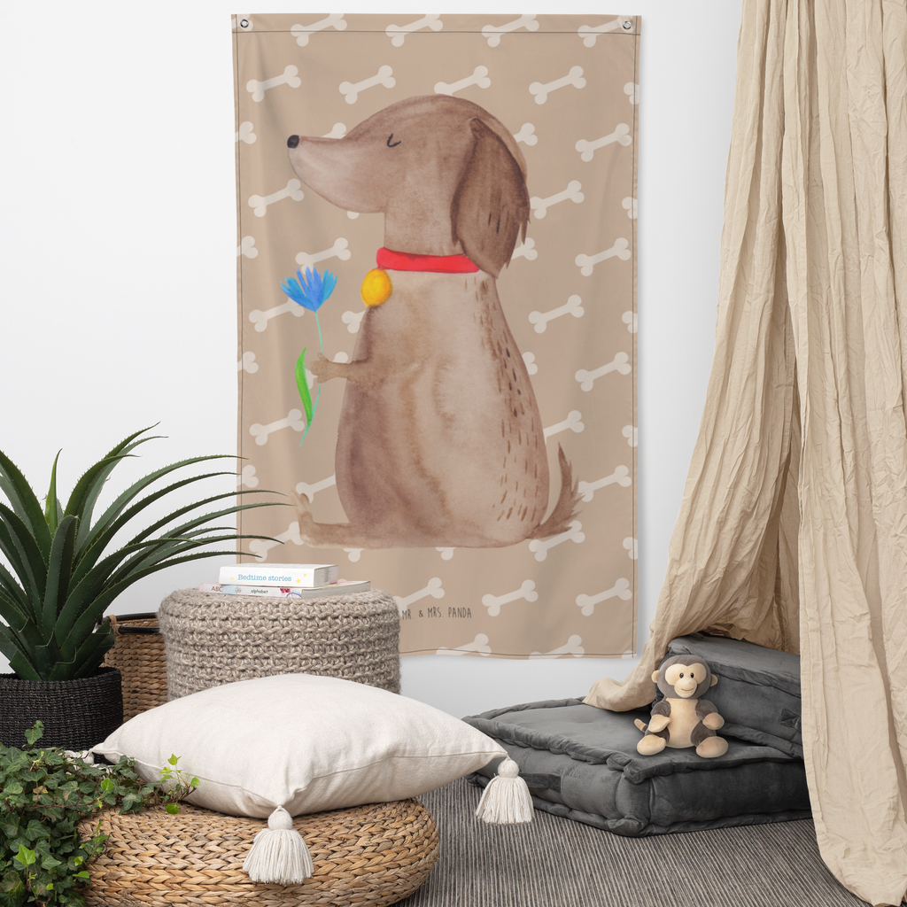 Wandteppich Hund Blume Wandbehang, Dekoration, Boho, Wandteppich, Wandtuch, Wanddeko, Tapisserie, Tapestry, Wandbild, Textil-Kunst, Schmuck-Wandbehang, Wand Deko, Kinderzimmer, Kinderzimmer Wand, Kinderzimmer Deko, Kinderzimmer Wanddeko, Hund, Hundemotiv, Haustier, Hunderasse, Tierliebhaber, Hundebesitzer, Sprüche, Hunde, Frauchen, Hundeliebe