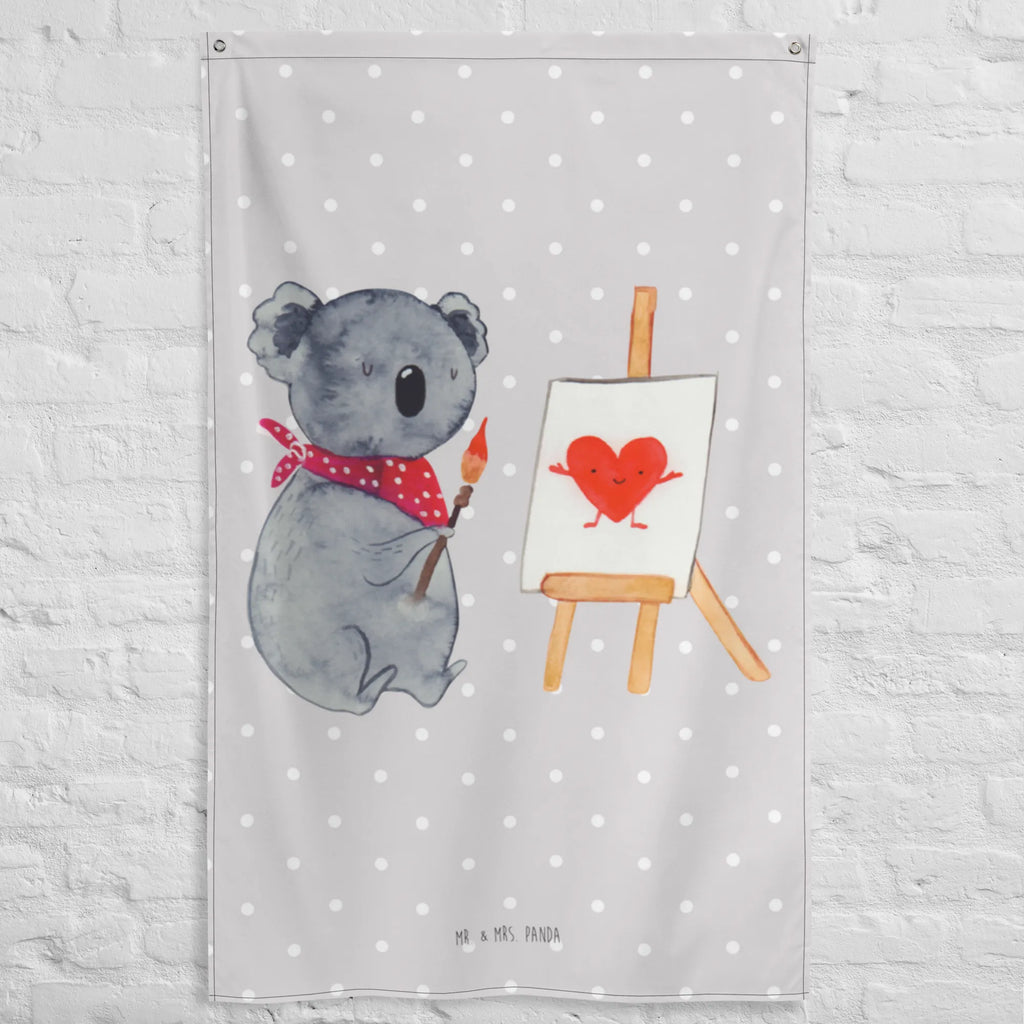 Wandteppich Koala Künstler Wandbehang, Dekoration, Boho, Wandteppich, Wandtuch, Wanddeko, Tapisserie, Tapestry, Wandbild, Textil-Kunst, Schmuck-Wandbehang, Wand Deko, Kinderzimmer, Kinderzimmer Wand, Kinderzimmer Deko, Kinderzimmer Wanddeko, Koala, Koalabär, Liebe, Liebensbeweis, Liebesgeschenk, Gefühle, Künstler, zeichnen