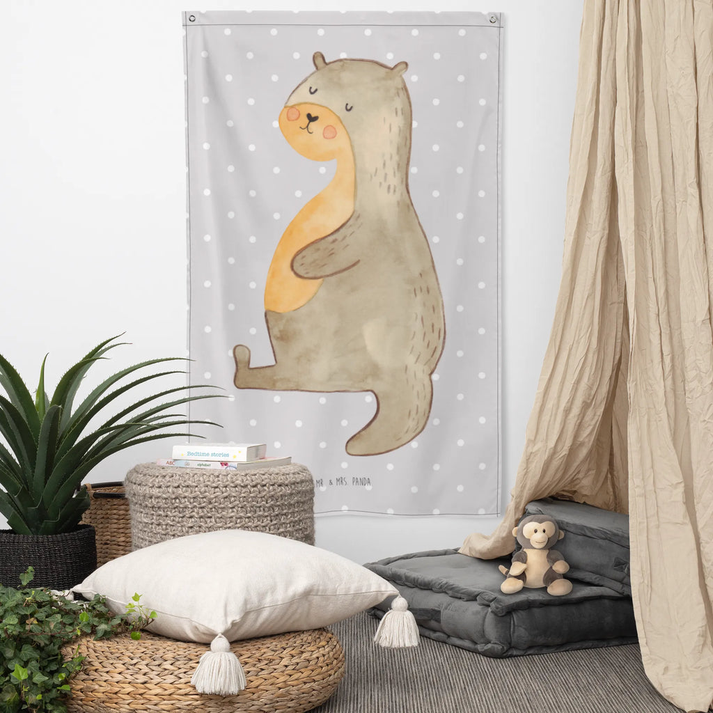 Wandteppich Otter Bauch Wandbehang, Dekoration, Boho, Wandteppich, Wandtuch, Wanddeko, Tapisserie, Tapestry, Wandbild, Textil-Kunst, Schmuck-Wandbehang, Wand Deko, Kinderzimmer, Kinderzimmer Wand, Kinderzimmer Deko, Kinderzimmer Wanddeko, Otter, Fischotter, Seeotter, Otter Seeotter See Otter