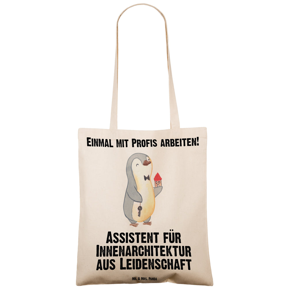 Tragetasche Assistent für Innenarchitektur aus Leidenschaft Beuteltasche, Beutel, Einkaufstasche, Jutebeutel, Stoffbeutel, Tasche, Shopper, Umhängetasche, Strandtasche, Schultertasche, Stofftasche, Tragetasche, Badetasche, Jutetasche, Einkaufstüte, Laptoptasche, Beruf, Ausbildung, Jubiläum, Abschied, Rente, Kollege, Kollegin, Geschenk, Schenken, Arbeitskollege, Mitarbeiter, Firma, Danke, Dankeschön