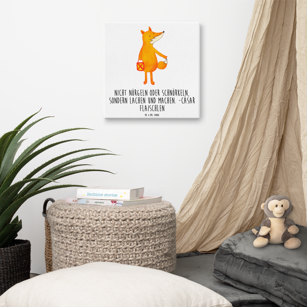 Leinwand Bild Fuchs Laterne Leinwand, Bild, Kunstdruck, Wanddeko, Dekoration, Fuchs, Füchse, Spruch trösten, Liebeskummer Spruch, Laterne, Sankt Martin, Laternenumzug, Aufmuntern, Cäsar Otto Hugo Flaischlen