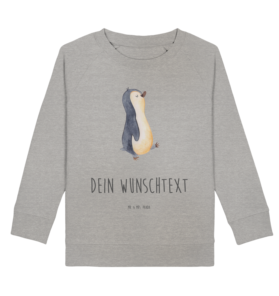 Personalisierter Kinder Pullover Pinguin marschierend Personalisierter Kinder Pullover, Personalisiertes Kinder Sweatshirt, Jungen, Mädchen, Pinguin, Pinguine, Frühaufsteher, Langschläfer, Bruder, Schwester, Familie