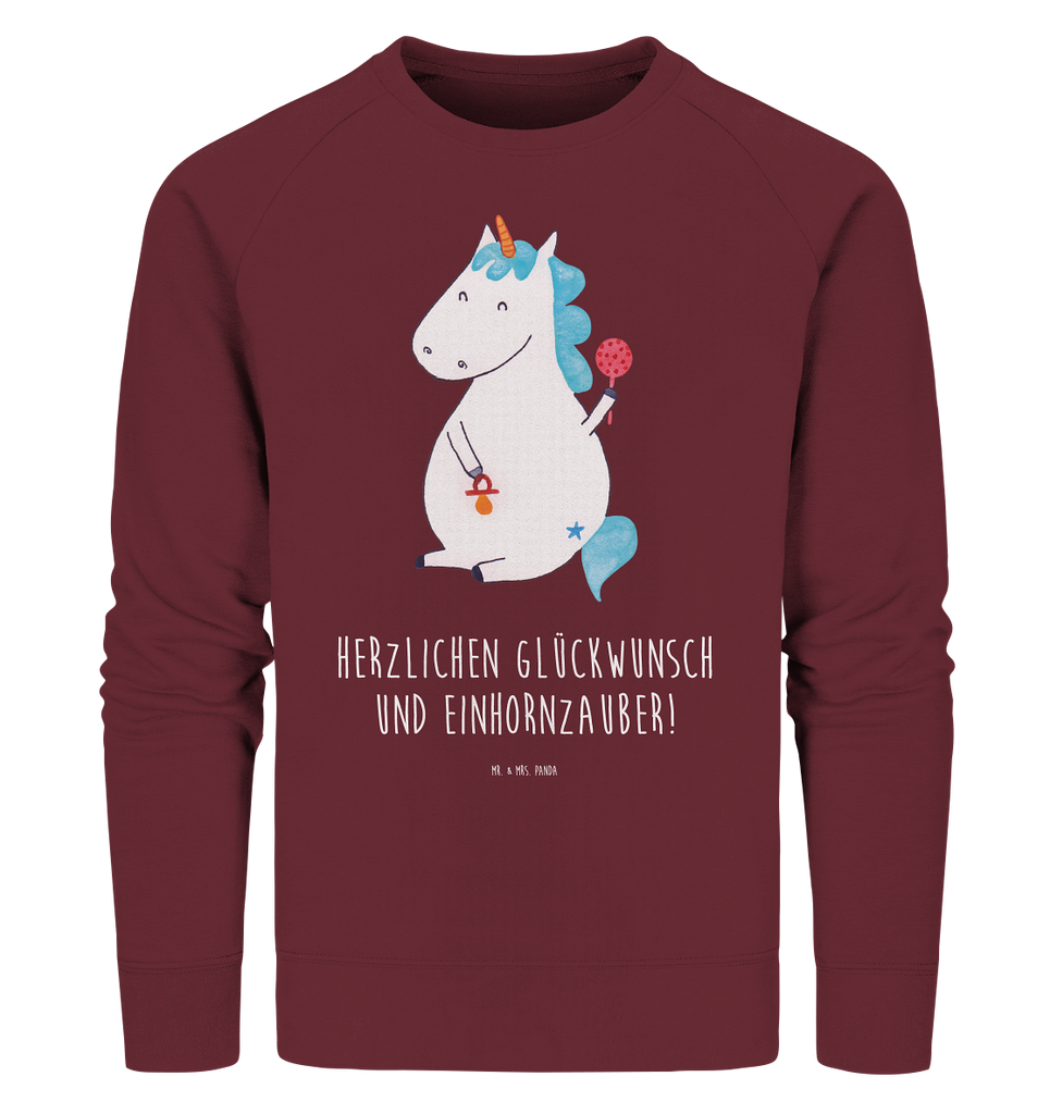 Organic Pullover Einhorn Baby Pullover, Pullover Männer, Pullover Frauen, Sweatshirt, Sweatshirt Männer, Sweatshirt Frauen, Unisex, Einhorn, Einhörner, Einhorn Deko, Pegasus, Unicorn, Mutter, Geburt, Geburtstag, erstes Kind, Baby, Babyglück, Nachwuchs, Eltern, Party, Kind, Schnuller