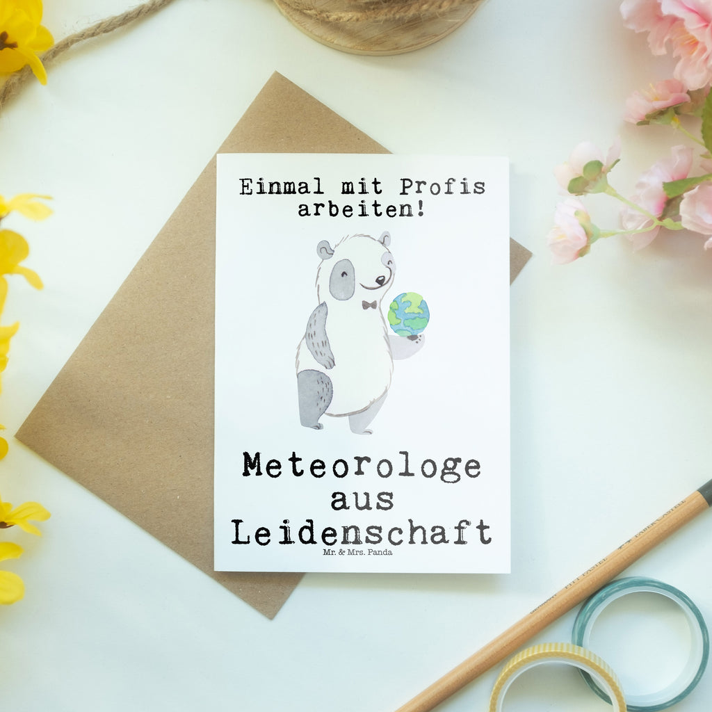 Grußkarte Meteorologe aus Leidenschaft Grußkarte, Klappkarte, Einladungskarte, Glückwunschkarte, Hochzeitskarte, Geburtstagskarte, Karte, Ansichtskarten, Beruf, Ausbildung, Jubiläum, Abschied, Rente, Kollege, Kollegin, Geschenk, Schenken, Arbeitskollege, Mitarbeiter, Firma, Danke, Dankeschön