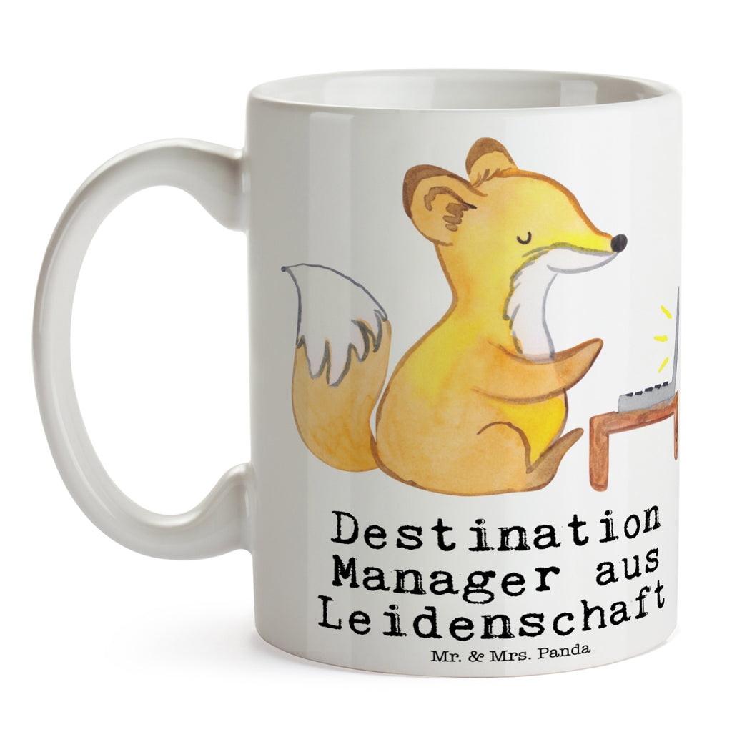 Tasse Destination Manager aus Leidenschaft Tasse, Kaffeetasse, Teetasse, Becher, Kaffeebecher, Teebecher, Keramiktasse, Porzellantasse, Büro Tasse, Geschenk Tasse, Tasse Sprüche, Tasse Motive, Kaffeetassen, Tasse bedrucken, Designer Tasse, Cappuccino Tassen, Schöne Teetassen, Beruf, Ausbildung, Jubiläum, Abschied, Rente, Kollege, Kollegin, Geschenk, Schenken, Arbeitskollege, Mitarbeiter, Firma, Danke, Dankeschön