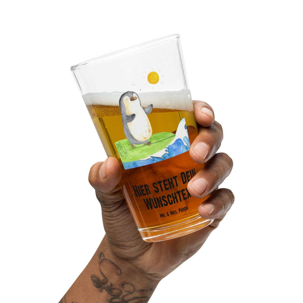 Personalisiertes Trinkglas Pinguin Surfer Personalisiertes Trinkglas, Personalisiertes Glas, Personalisiertes Pint Glas, Personalisiertes Bierglas, Personalisiertes Cocktail Glas, Personalisiertes Wasserglas, Glas mit Namen, Glas selber bedrucken, Wunschtext, Selbst drucken, Wunschname, Pinguin, Pinguine, surfen, Surfer, Hawaii, Urlaub, Wellen, Wellen reiten, Portugal