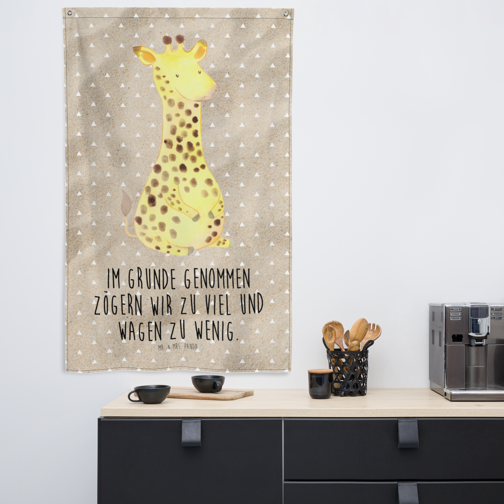 Wandteppich Giraffe Zufrieden Wandbehang, Dekoration, Boho, Wandteppich, Wandtuch, Wanddeko, Tapisserie, Tapestry, Wandbild, Textil-Kunst, Schmuck-Wandbehang, Wand Deko, Kinderzimmer, Kinderzimmer Wand, Kinderzimmer Deko, Kinderzimmer Wanddeko, Afrika, Wildtiere, Giraffe, Zufrieden, Glück, Abenteuer