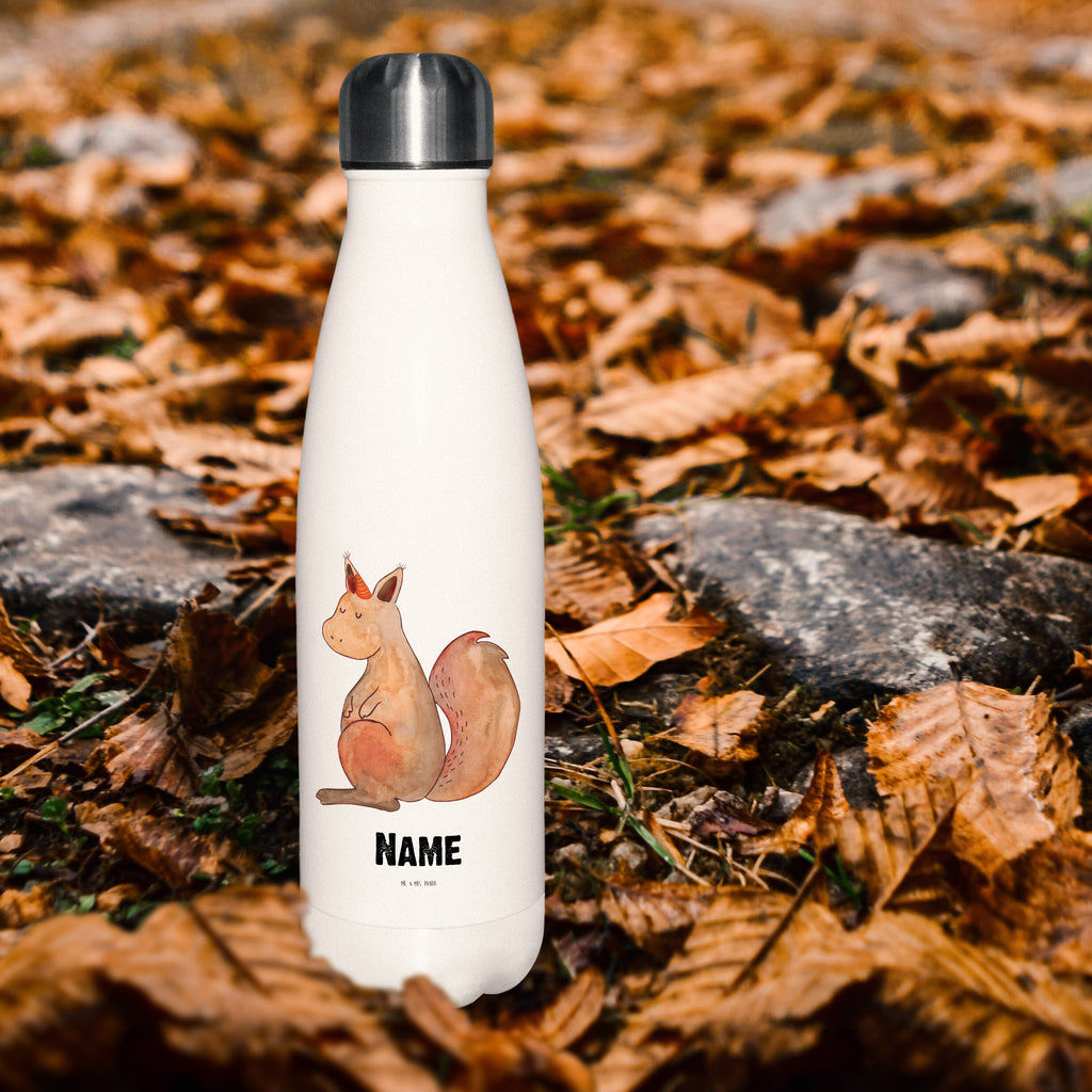 Personalisierte Thermosflasche Einhörnchen Glaube Personalisierte Isolierflasche, Personalisierte Thermoflasche, Personalisierte Trinkflasche, Trinkflasche Mit Namen, Wunschname, Bedrucken, Namensflasche, Einhorn, Einhörner, Einhorn Deko, Pegasus, Unicorn, Einhörnchen, Eichhörnchen, Eichhorn