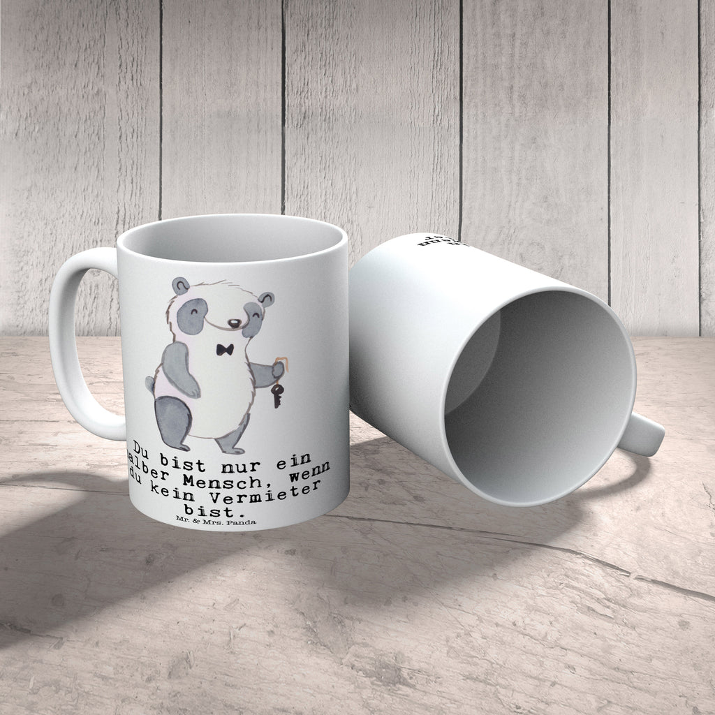 Tasse Vermieter mit Herz Tasse, Kaffeetasse, Teetasse, Becher, Kaffeebecher, Teebecher, Keramiktasse, Porzellantasse, Büro Tasse, Geschenk Tasse, Tasse Sprüche, Tasse Motive, Kaffeetassen, Tasse bedrucken, Designer Tasse, Cappuccino Tassen, Schöne Teetassen, Beruf, Ausbildung, Jubiläum, Abschied, Rente, Kollege, Kollegin, Geschenk, Schenken, Arbeitskollege, Mitarbeiter, Firma, Danke, Dankeschön