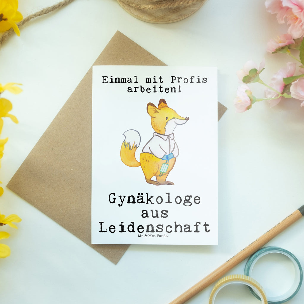 Grußkarte Gynäkologe aus Leidenschaft Grußkarte, Klappkarte, Einladungskarte, Glückwunschkarte, Hochzeitskarte, Geburtstagskarte, Karte, Ansichtskarten, Beruf, Ausbildung, Jubiläum, Abschied, Rente, Kollege, Kollegin, Geschenk, Schenken, Arbeitskollege, Mitarbeiter, Firma, Danke, Dankeschön, Gynäkologe, Frauenarzt, Geschenk Frauenarzt nach Geburt, Geburtshilfe, Frauenarztpraxis