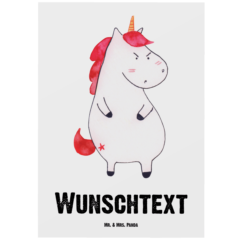 Personalisierte Postkarte Einhorn wütend Postkarte mit Namen, Postkarte bedrucken, Postkarte mit Wunschtext, Postkarte personalisierbar, Geschenkkarte mit Namen, Grußkarte mit Namen, Karte mit Namen, Einladung mit Namen, Ansichtskarte mit Namen, Geschenkkarte mit Wunschtext, Grußkarte mit Wunschtext, Karte mit Wunschtext, Einladung mit Wunschtext, Ansichtskarte mit Wunschtext, Einhorn, Einhörner, Einhorn Deko, Pegasus, Unicorn, Realität, Ansage, lustlos, nein, Büro, Arbeit, wütend, dumme Fragen, lustig, Spaß, Geschenk