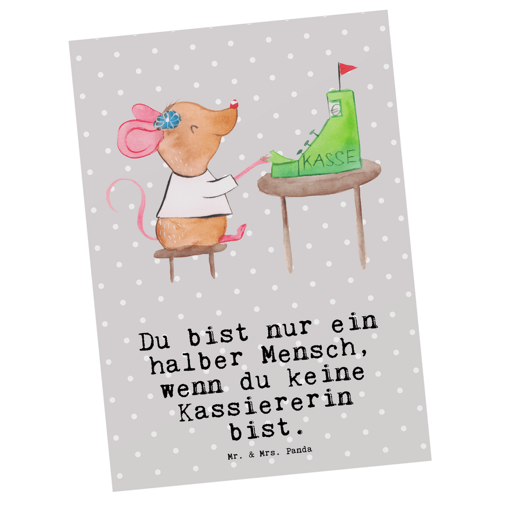 Postkarte Kassiererin mit Herz Postkarte, Karte, Geschenkkarte, Grußkarte, Einladung, Ansichtskarte, Geburtstagskarte, Einladungskarte, Dankeskarte, Ansichtskarten, Einladung Geburtstag, Einladungskarten Geburtstag, Beruf, Ausbildung, Jubiläum, Abschied, Rente, Kollege, Kollegin, Geschenk, Schenken, Arbeitskollege, Mitarbeiter, Firma, Danke, Dankeschön, Kassiererin, Kassenwartin, Mitarbeiterin Kasse