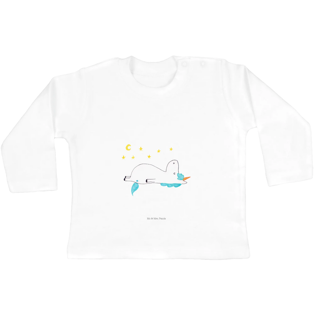 Baby Longsleeve Einhorn Sternenhimmel Mädchen, Jungen, Baby, Langarm, Bio, Kleidung, Einhorn, Einhörner, Einhorn Deko, Pegasus, Unicorn, Sterne, Dachschaden, Verrückt, Sternenhimmel