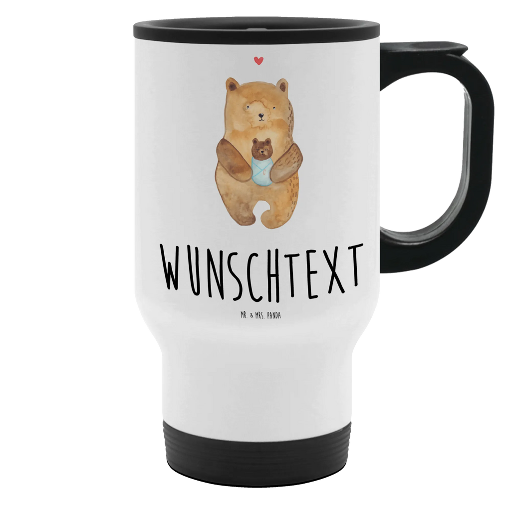 Personalisierter Thermobecher Bär mit Baby Personalisierter Thermobecher, Personalisierter To Go Becher, Personalisierte Thermotasse, Personalisierter Kaffeebecher, Personalisierter Isolierbecher, Thermobecher personalisieren, Thermobecher mit Namen, Thermobecher selbst gestalten, Wunschname, Spülmaschinenfest, Bedrucken, Isolierbecher mit Namen, Isolierbecher selbst gestalten, Thermotasse personalisieren, Thermotasse mit Namen, Bär, Teddy, Teddybär, Eltern, Mutter, Baby, Taufe, Geburt, Nichte, Neffe, Enkel, Enkelin, Täufling, Geburtstag, Glückwunsch