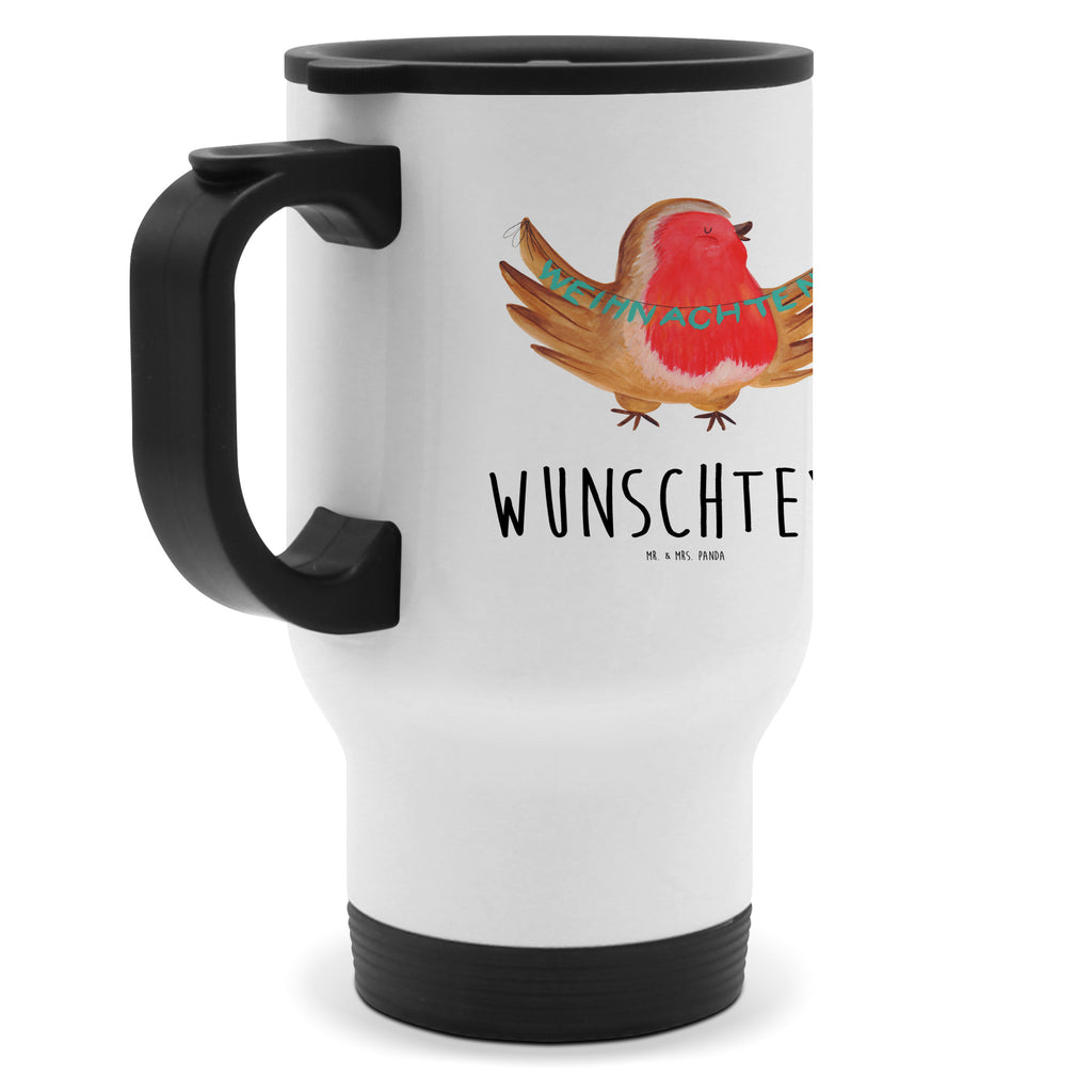 Personalisierter Thermobecher Rotkehlchen Weihnachten Personalisierter Thermobecher, Personalisierter To Go Becher, Personalisierte Thermotasse, Personalisierter Kaffeebecher, Personalisierter Isolierbecher, Thermobecher personalisieren, Thermobecher mit Namen, Thermobecher selbst gestalten, Wunschname, Spülmaschinenfest, Bedrucken, Isolierbecher mit Namen, Isolierbecher selbst gestalten, Thermotasse personalisieren, Thermotasse mit Namen, Winter, Weihnachten, Weihnachtsdeko, Nikolaus, Advent, Heiligabend, Wintermotiv, Frohe Weihnachten, Weihnachtsmotiv, Weihnachtsgruß, Vogel, xmas