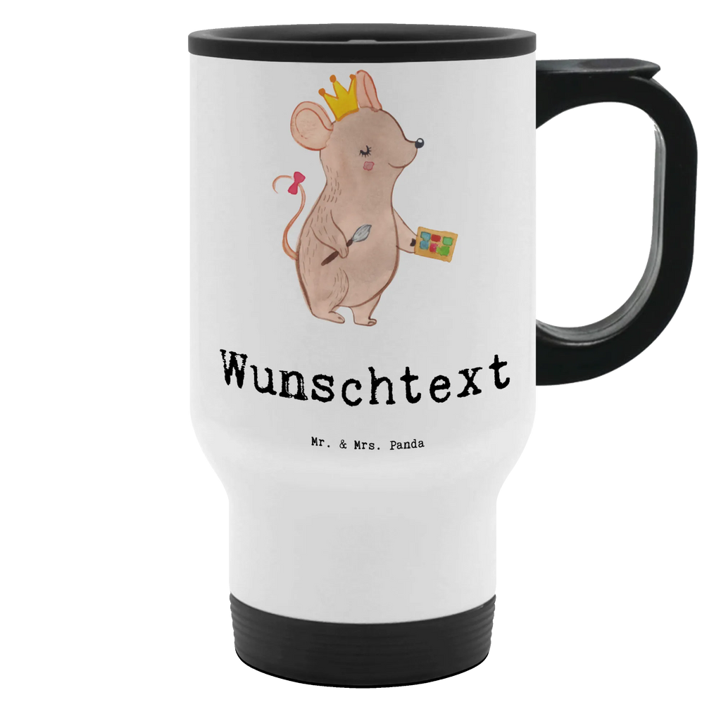 Personalisierter Thermobecher Maskenbildnerin mit Herz Personalisierter Thermobecher, Personalisierter To Go Becher, Personalisierte Thermotasse, Personalisierter Kaffeebecher, Personalisierter Isolierbecher, Thermobecher personalisieren, Thermobecher mit Namen, Thermobecher selbst gestalten, Wunschname, Spülmaschinenfest, Bedrucken, Isolierbecher mit Namen, Isolierbecher selbst gestalten, Thermotasse personalisieren, Thermotasse mit Namen, Beruf, Ausbildung, Jubiläum, Abschied, Rente, Kollege, Kollegin, Geschenk, Schenken, Arbeitskollege, Mitarbeiter, Firma, Danke, Dankeschön, Kosmetikerin, Make Up Artist, Maskenbildnerin, Visagistin, Beauty Salon, Kosmetikstudio, Eröffnung