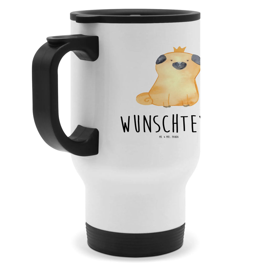 Personalisierter Thermobecher Mops Krone Personalisierter Thermobecher, Personalisierter To Go Becher, Personalisierte Thermotasse, Personalisierter Kaffeebecher, Personalisierter Isolierbecher, Thermobecher personalisieren, Thermobecher mit Namen, Thermobecher selbst gestalten, Wunschname, Spülmaschinenfest, Bedrucken, Isolierbecher mit Namen, Isolierbecher selbst gestalten, Thermotasse personalisieren, Thermotasse mit Namen, Hund, Hundemotiv, Haustier, Hunderasse, Tierliebhaber, Hundebesitzer, Sprüche, Mops, allergisch, kinderlos, Hausregel, Hundebesitzer. Spruch, lustig