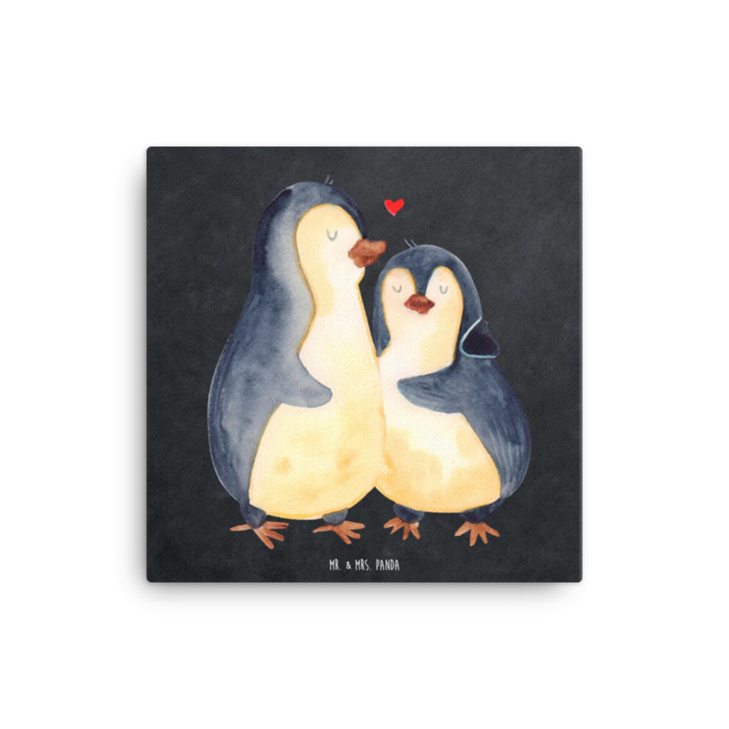 Leinwand Bild Pinguin umarmend Leinwand, Bild, Kunstdruck, Wanddeko, Dekoration, Pinguin, Liebe, Liebespaar, Liebesbeweis, Liebesgeschenk, Verlobung, Jahrestag, Hochzeitstag, Hochzeit, Hochzeitsgeschenk