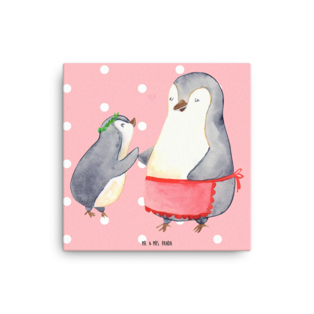 Canvas picture Penguin with child Leinwand, Bild, Kunstdruck, Wanddeko, Dekoration, Familie, Vatertag, Muttertag, Bruder, Schwester, Mama, Papa, Oma, Opa, Geschenk, Mami, Mutti, Mutter, Geburststag
