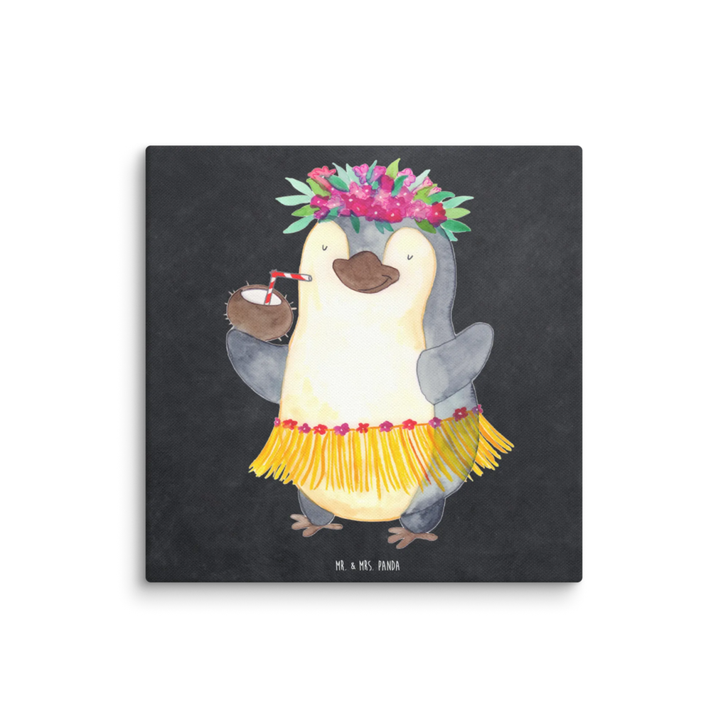 Canvas picture Penguin coconut Leinwand, Bild, Kunstdruck, Wanddeko, Dekoration, Pinguin, Aloha, Hawaii, Urlaub, Kokosnuss, Pinguine