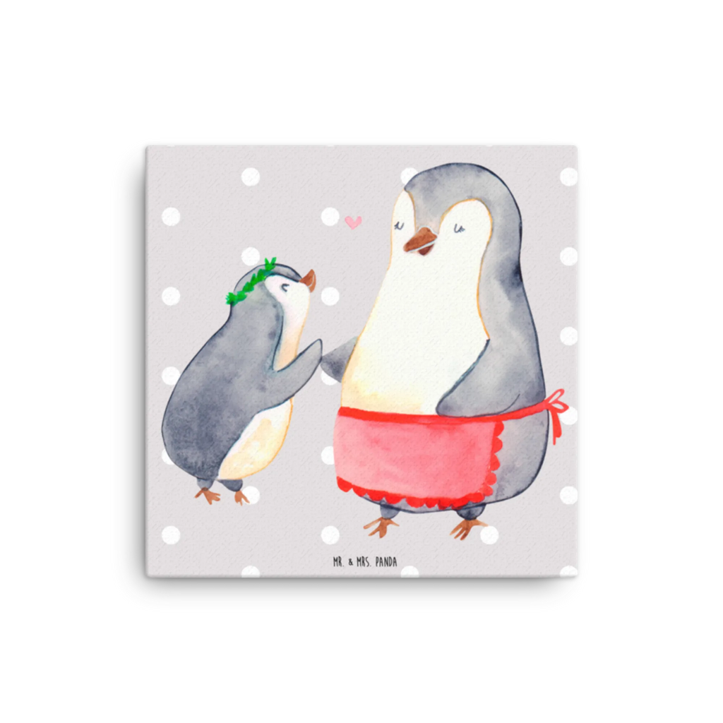 Canvas picture Penguin with child Leinwand, Bild, Kunstdruck, Wanddeko, Dekoration, Familie, Vatertag, Muttertag, Bruder, Schwester, Mama, Papa, Oma, Opa, Geschenk, Mami, Mutti, Mutter, Geburststag