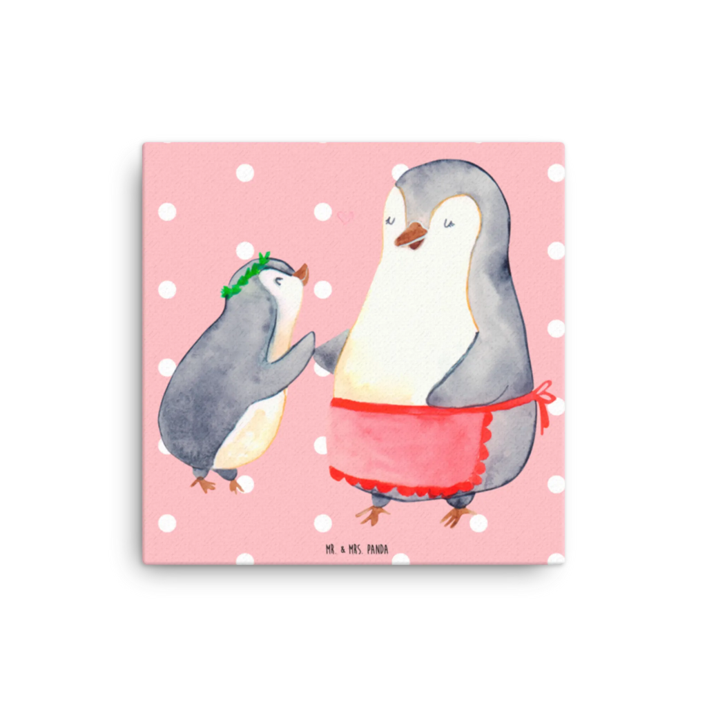 Canvas picture Penguin with child Leinwand, Bild, Kunstdruck, Wanddeko, Dekoration, Familie, Vatertag, Muttertag, Bruder, Schwester, Mama, Papa, Oma, Opa, Geschenk, Mami, Mutti, Mutter, Geburststag