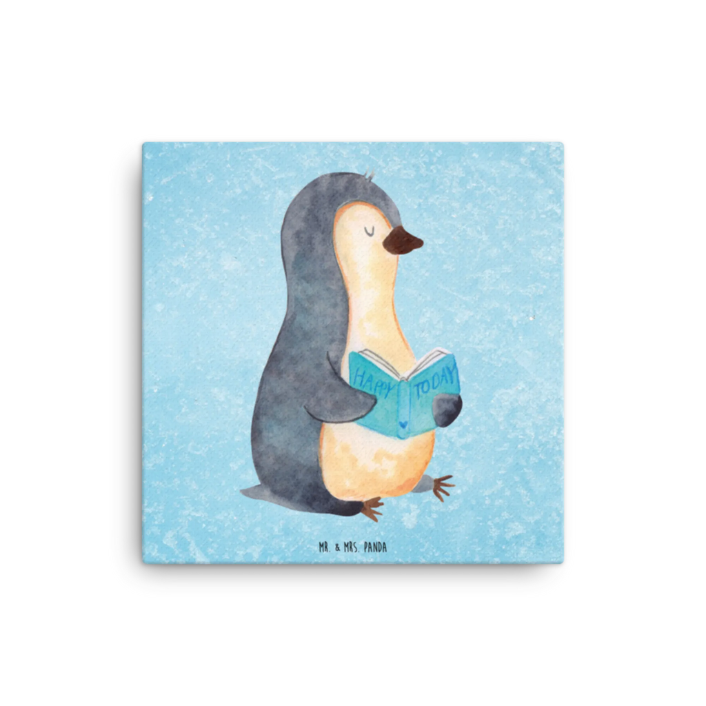 Leinwand Bild Pinguin Buch Leinwand, Bild, Kunstdruck, Wanddeko, Dekoration, Pinguin, Pinguine, Buch, Lesen, Bücherwurm, Nichtstun, Faulenzen, Ferien, Urlaub, Freizeit