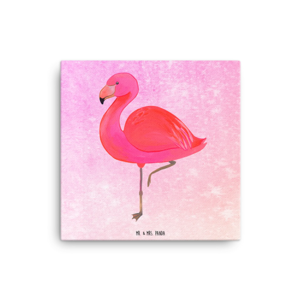 Leinwand Bild Flamingo Classic Leinwand, Bild, Kunstdruck, Wanddeko, Dekoration, Flamingo, Einzigartig, Selbstliebe, Stolz, ich, für mich, Spruch, Freundin, Freundinnen, Außenseiter, Sohn, Tochter, Geschwister