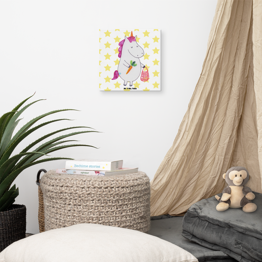 Leinwand Bild Einhorn Gemüse Leinwand, Bild, Kunstdruck, Wanddeko, Dekoration, Einhorn, Einhörner, Einhorn Deko, Pegasus, Unicorn, Biomarkt, Bio, Gemüse, Wochenmarkt