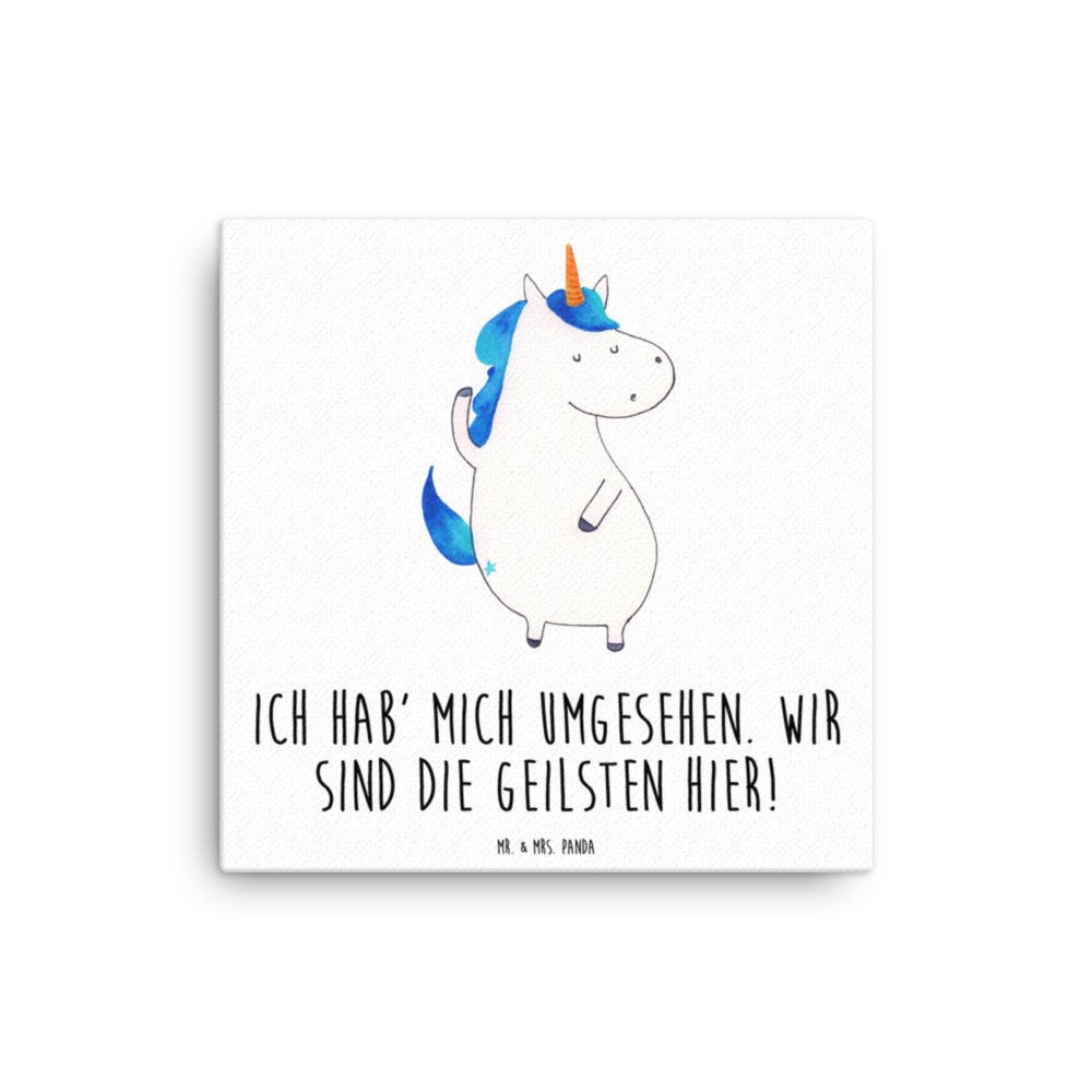 Leinwand Bild Einhorn Mann Leinwand, Bild, Kunstdruck, Wanddeko, Dekoration, Einhorn, Einhörner, Einhorn Deko, Pegasus, Unicorn, cool, Mann, Freundin, Familie, bester Freund, BFF, Party, hübsch, beste