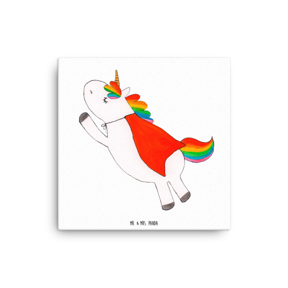 Leinwand Bild Einhorn Super Leinwand, Bild, Kunstdruck, Wanddeko, Dekoration, Einhorn, Einhörner, Einhorn Deko, Pegasus, Unicorn, Traummann, Superheld, Held, Freundin, Geschenk, Girl, Mädchen