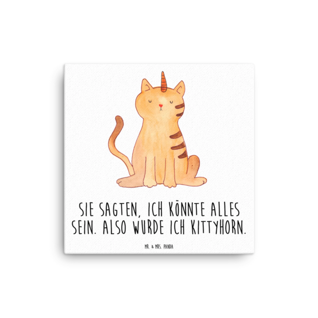 Canvas picture unicorn Cat Leinwand, Bild, Kunstdruck, Wanddeko, Dekoration, Einhorn, Einhörner, Einhorn Deko, Unicorn, Katzer, Mieze, Regenbogen, Glitzer, Einhornpower, Erwachsenwerden, Katze, Katzenhorn, Einhornkatze, Kittyhorn