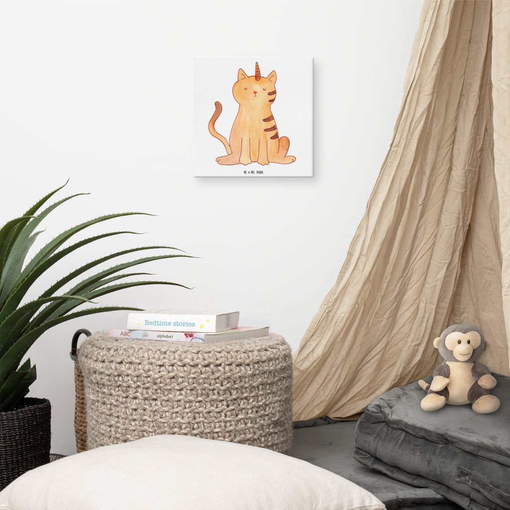 Leinwand Bild Einhorn Katze Leinwand, Bild, Kunstdruck, Wanddeko, Dekoration, Einhorn, Einhörner, Einhorn Deko, Pegasus, Unicorn, Katzer, Mieze, Regenbogen, Glitzer, Einhornpower, Erwachsenwerden, Katze, Katzenhorn, Einhornkatze, Kittyhorn