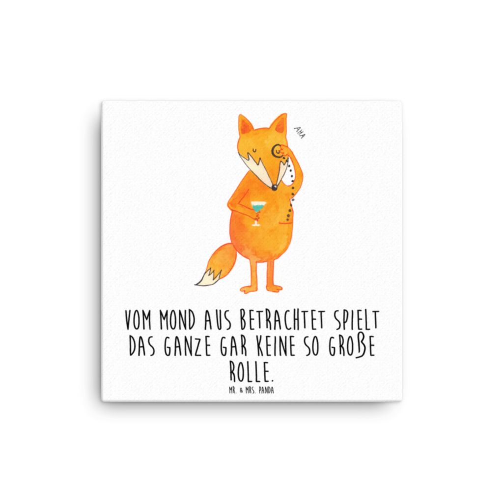 Leinwand Bild Fuchs Lord Leinwand, Bild, Kunstdruck, Wanddeko, Dekoration, Fuchs, Füchse, tröstende Worte, Spruch lustig, Liebeskummer Geschenk, Motivation Spruch, Problemlösung