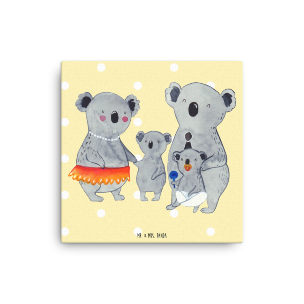 Leinwand Bild Koala Familie Leinwand, Bild, Kunstdruck, Wanddeko, Dekoration, Familie, Vatertag, Muttertag, Bruder, Schwester, Mama, Papa, Oma, Opa, Koala, Koalas, Family, Kinder, Geschwister, Familienleben