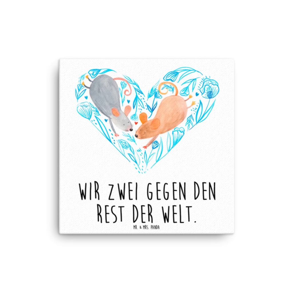 Leinwand Bild Mäuse Herz Leinwand, Bild, Kunstdruck, Wanddeko, Dekoration, Liebe, Partner, Freund, Freundin, Ehemann, Ehefrau, Heiraten, Verlobung, Heiratsantrag, Liebesgeschenk, Jahrestag, Hocheitstag, Maus, Mäuse, Liebesbotschaft, Liebesbeweis, Hochzeit, Lieblingsmensch, Gemeinsamkeit, Love, Geschenk für zwei