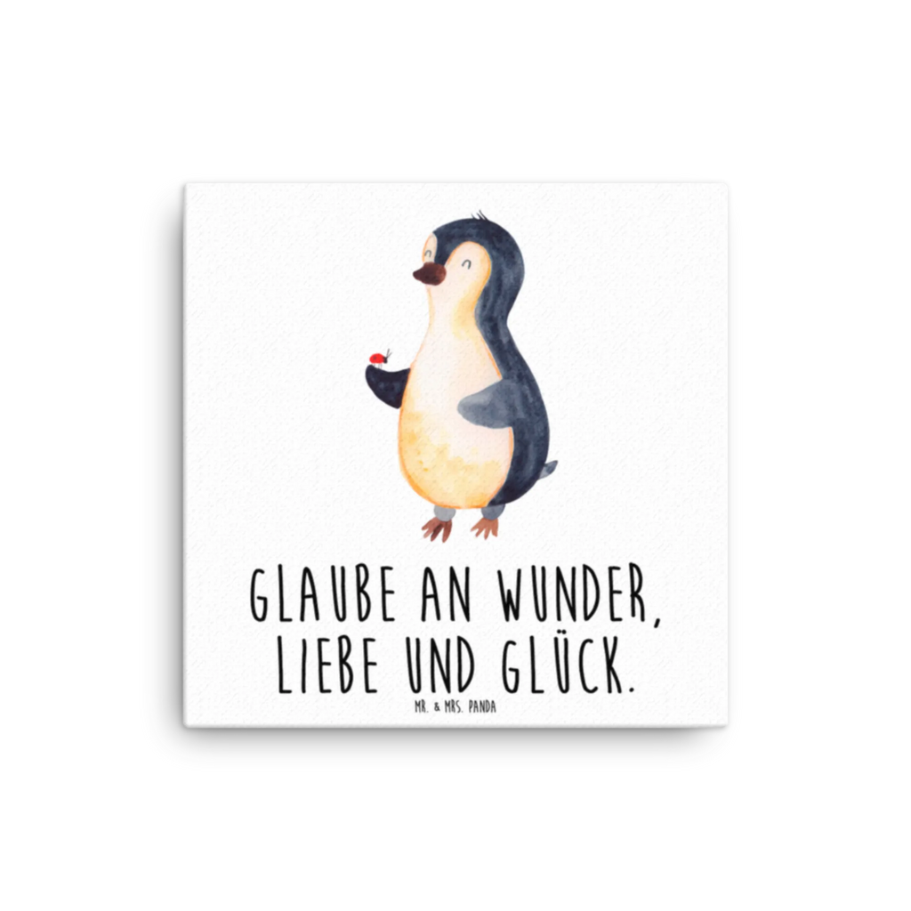 Leinwand Bild Pinguin Marienkäfer Leinwand, Bild, Kunstdruck, Wanddeko, Dekoration, Pinguin, Pinguine, Marienkäfer, Liebe, Wunder, Glück, Freude, Lebensfreude