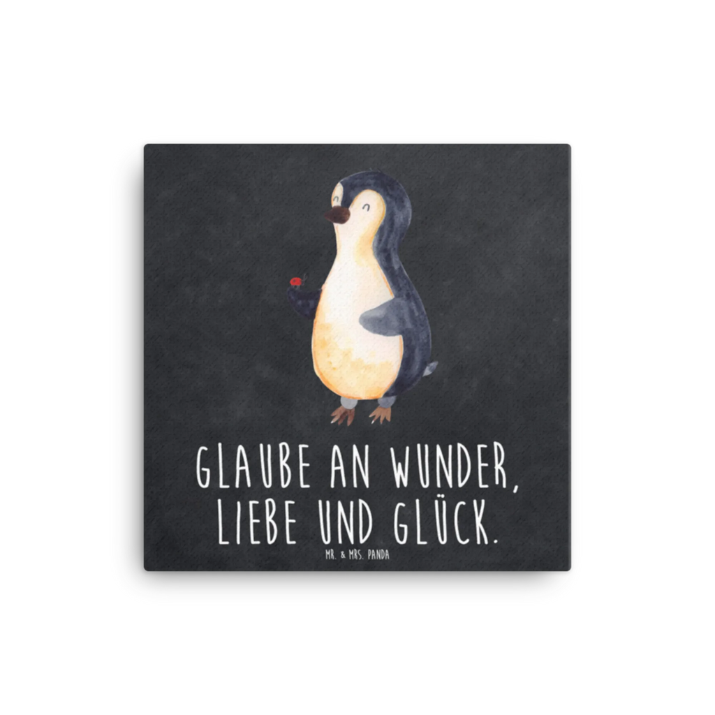 Leinwand Bild Pinguin Marienkäfer Leinwand, Bild, Kunstdruck, Wanddeko, Dekoration, Pinguin, Pinguine, Marienkäfer, Liebe, Wunder, Glück, Freude, Lebensfreude