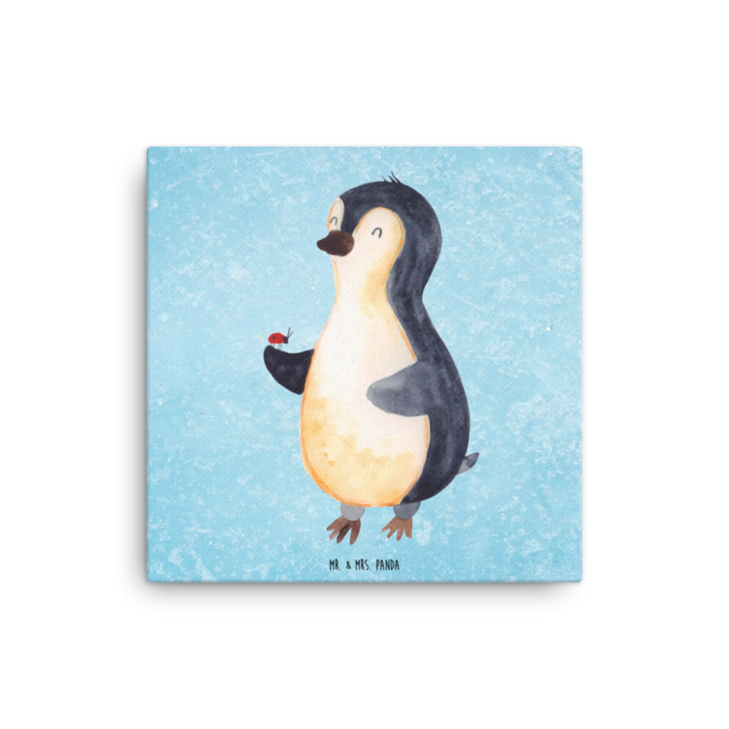 Leinwand Bild Pinguin Marienkäfer Leinwand, Bild, Kunstdruck, Wanddeko, Dekoration, Pinguin, Pinguine, Marienkäfer, Liebe, Wunder, Glück, Freude, Lebensfreude