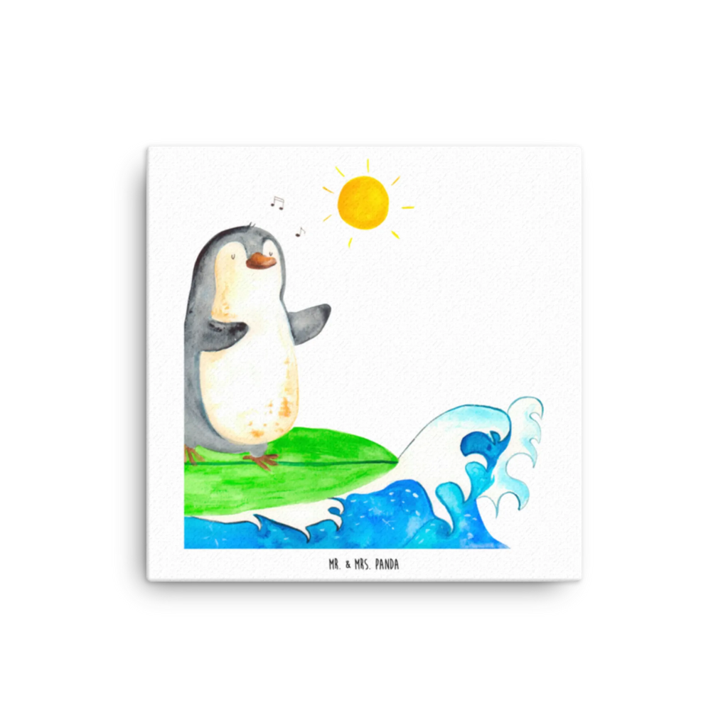 Leinwand Bild Pinguin Surfer Leinwand, Bild, Kunstdruck, Wanddeko, Dekoration, Pinguin, Pinguine, surfen, Surfer, Hawaii, Urlaub, Wellen, Wellen reiten, Portugal