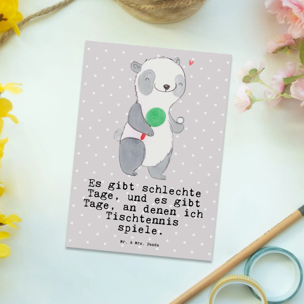 Postkarte Panda Tischtennis Postkarte, Karte, Geschenkkarte, Grußkarte, Einladung, Ansichtskarte, Geburtstagskarte, Einladungskarte, Dankeskarte, Ansichtskarten, Einladung Geburtstag, Einladungskarten Geburtstag, Geschenk, Sport, Sportart, Hobby, Schenken, Danke, Dankeschön, Auszeichnung, Gewinn, Sportler, Tischtennis, Tischtennis Bund, Tischtennis Verein, Ballsport, Tischtennis Wettbewerb, Tischtennis Meisterschaft, Tischtennis Sprüche