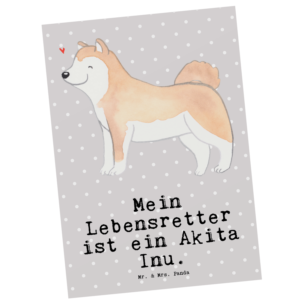 Postkarte Akita Inu Lebensretter Postkarte, Karte, Geschenkkarte, Grußkarte, Einladung, Ansichtskarte, Geburtstagskarte, Einladungskarte, Dankeskarte, Ansichtskarten, Einladung Geburtstag, Einladungskarten Geburtstag, Hund, Hunderasse, Rassehund, Hundebesitzer, Geschenk, Tierfreund, Schenken, Welpe