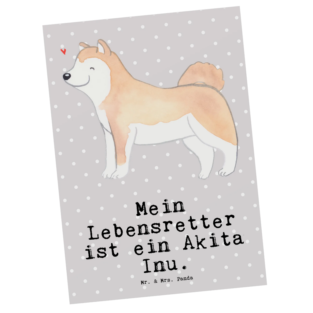 Postkarte Akita Inu Lebensretter Postkarte, Karte, Geschenkkarte, Grußkarte, Einladung, Ansichtskarte, Geburtstagskarte, Einladungskarte, Dankeskarte, Ansichtskarten, Einladung Geburtstag, Einladungskarten Geburtstag, Hund, Hunderasse, Rassehund, Hundebesitzer, Geschenk, Tierfreund, Schenken, Welpe