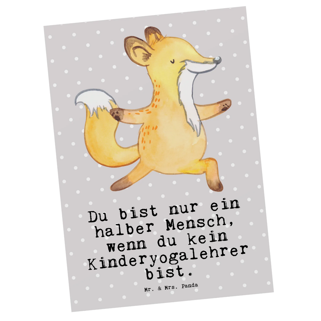 Postkarte Kinderyogalehrer mit Herz Postkarte, Karte, Geschenkkarte, Grußkarte, Einladung, Ansichtskarte, Geburtstagskarte, Einladungskarte, Dankeskarte, Ansichtskarten, Einladung Geburtstag, Einladungskarten Geburtstag, Beruf, Ausbildung, Jubiläum, Abschied, Rente, Kollege, Kollegin, Geschenk, Schenken, Arbeitskollege, Mitarbeiter, Firma, Danke, Dankeschön